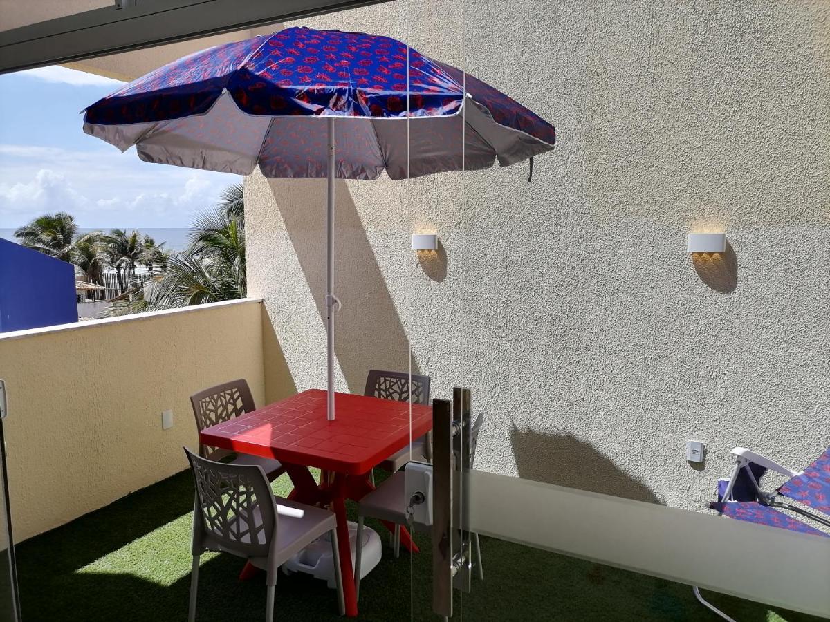 Triplex pé na areia com 3 suítes próximo Salvador Lauro de Freitas Exterior foto